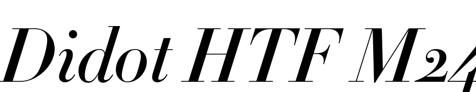 Didot HTF M24 Medium Ital Yazı tipi ücretsiz indir
